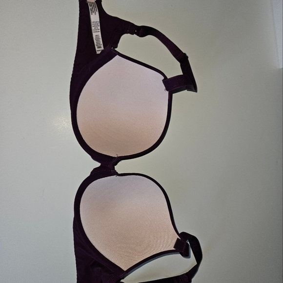 Victoria's Secret T-shirt Push-up Full Coverage Bra 32DD Purple - Picture 5 of 12
